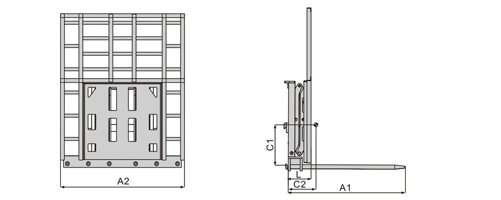推出器|圆杆式推出器|装卸袋装水泥机|叉车属具推出器